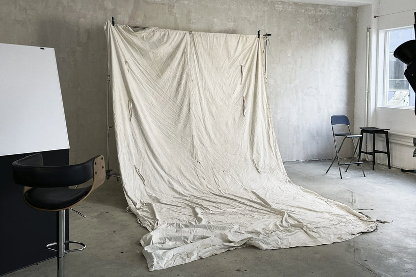 Kreativer Studiohintergrund im S8 Fotostudio München