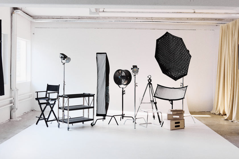 Studio S8 in München mit professioneller Lichttechnik
